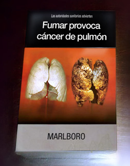 Propuesta de FACUA para cajetillas de tabaco